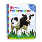 My First Touch and Feel HEWAN PETERNAKAN Board Book (Bahasa Indonesia - Inggris)