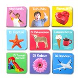 My First Library Dunia Sekitarku 9 Board Books (English - Indonesian)
