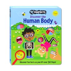 FunFacts Discover the Human Body! - with Over 50 flaps to lift Board Book 