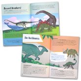 Travel, Learn and Explore â€“ Dinosaurs (Oval Puzzle 205 Pieces and A 32-Page Book!) 