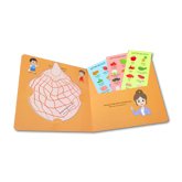 Belanja ke Pasar Board Book with Reusable Sticker