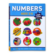 Wonder of Learning Numbers Wipe-Clean Activity Book With Wipe Clean Pen!